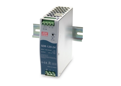 Mean Well: DIN Rail Power Supply (SDR-120)