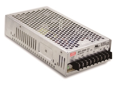 Mean Well: Enclosed Switching Power Supply (SE-200 Series)