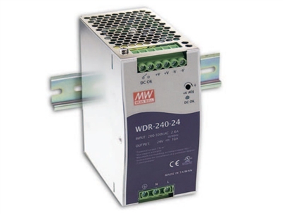 Mean Well: DIN Rail Power Supply (WDR-240)