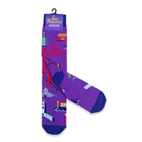 San Francisco City Socks - Purple