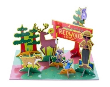 Redwood Forest Pop-Out and Play Set