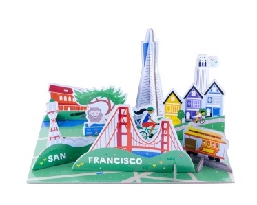 San Francisco Pop-Out and Play Set