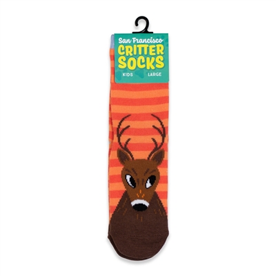 Kids SF Critter Socks - Mule Deer