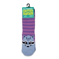 Kids SF Critter Socks - Raccoon