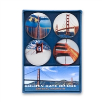 Crystal Magnet Set - Golden Gate Bridge