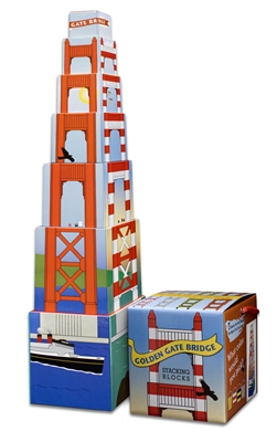 Stacking Blocks - Golden Gate Bridge