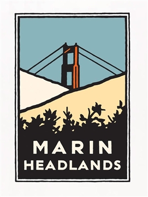 11x17 Print Marin Headlands