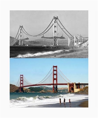 Lenticular Postcard Baker Beach