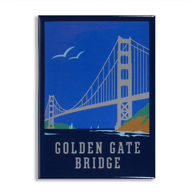 Magnet - Golden Gate Bridge and Birds