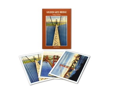 Notecard Folio - Golden Gate Bridge Vintage Images