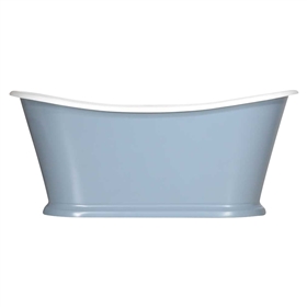 Any Solid Color 'Paris-73' 73" Cast Iron French Bateau Tub with Drain