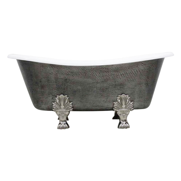 'The Thornton' 68" Cast Iron French Bateau Tub