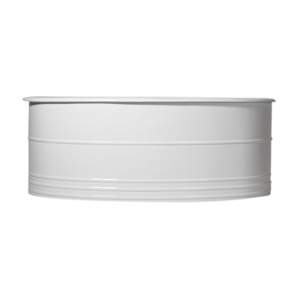 Any Solid Color 'Thurgarton' 65" Oval Cast Iron Double Ended Tub and Drain