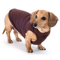 Chocolate Dachshund Fleece Sweater