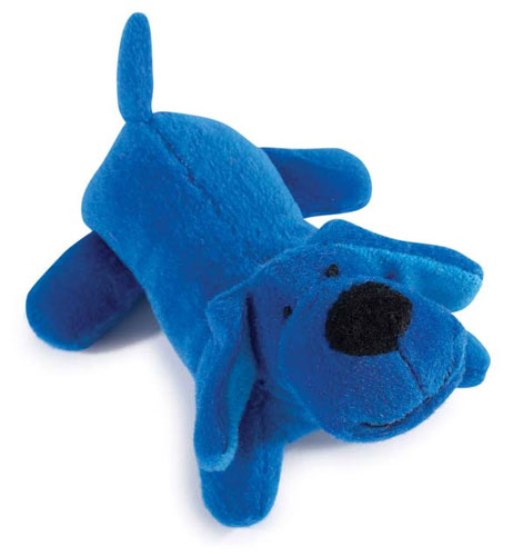 Blue Squeaky Puppy Toy