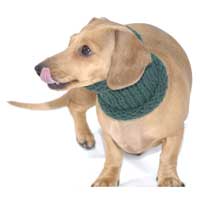 Forest Green Noodle Boodle Dachshund Neck Warmer