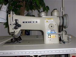 Seiko sth-8bld-3 large bobbin walking foot compound feed canvas  upholstery heavy duty industrial sewing machine commercial