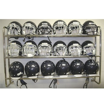 Football Pro Down Wall Mounted Helmet Rack