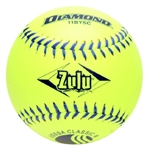 diamond zulu 11” classic slowpitch softballs 11bysc - dozen