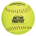 diamond softball kevlar seam pitching machine softball 11mbp - 1 dozen