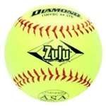 Diamond Zulu 11" ASA Womens Fastpitch Softballs - 6 Dozen