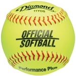 Diamond 11" Official League Fastpitch Softballs - 6 Dozen