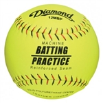 Diamond 12" Kevlar Stitch Pitching Machine Fastpitch Softballs - 6 Dozen