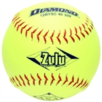 Diamond Zulu 12" .40 COR Slowpitch Softballs - 6 Dozen