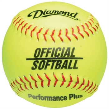 Diamond 12" Official League Fastpitch Softballs - 6 Dozen