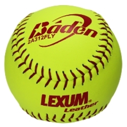 baden 2a311fly-1 lexum asa 11" fast pitch softballs dozen