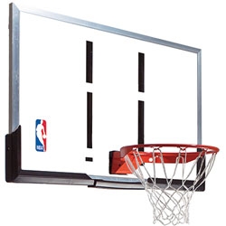 spalding 54" acrylic backboard and rim combo