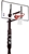 spalding 72" glass arena view h-series in-ground basketball hoop