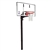 spalding 52" acrylic in-ground basketball hoop