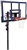 spalding 50" acrylic in-ground basketball hoop