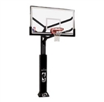 spalding 72" acrylic arena view in-ground basketball hoop