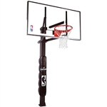 spalding 72" glass in-ground basketball hoop