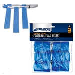 champro quick clip adjustable flag football belts - 6 pack