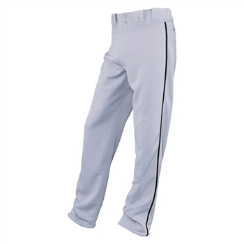 easton rival youth baseball pants w  piping - white or grey
