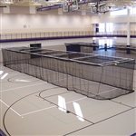 Jaypro Ceiling Suspended Retractable Batting Cage - Baseball