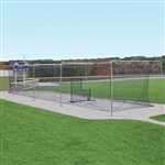 Jaypro Surface Mounted Outdoor Batting Tunnel Frame - 70x12