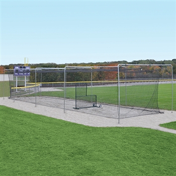 Jaypro Surface Mounted Outdoor Batting Tunnel Frame - 70x12