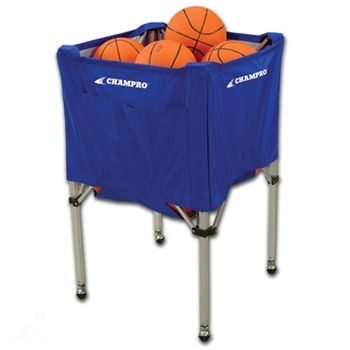 champro sports foldup rolling basketball volleyball cart