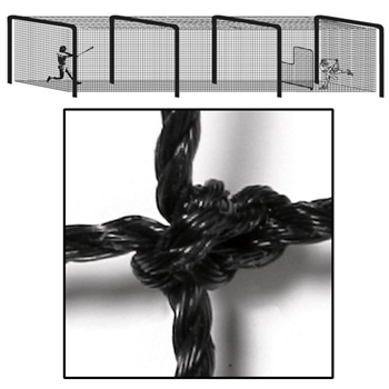 Baseball Collegiate Batting Cage Tunnel Netting 55x14x12