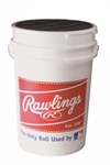 rawlings 6 pack baseball buckets with padded seat bucket6pk