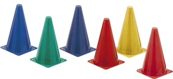 Champion Sports 6" Vinyl Sports Cone Set