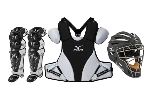 American football monochrome elements set with sports equipment