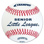 champro cbb-200sll senior little league approved leather baseball - dozen