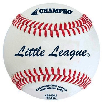 champro cbb-300ll official little league game baseball - dozen