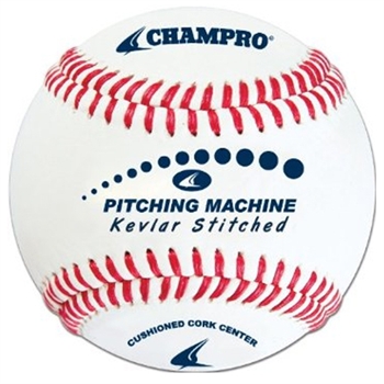 champro kevlar stitched 9" machine baseballs - cbbpmb