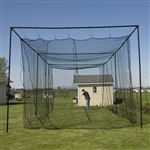 Commercial Batting Cage Package #42 KVX200 Net/Poles/L-Screen 12x14x70